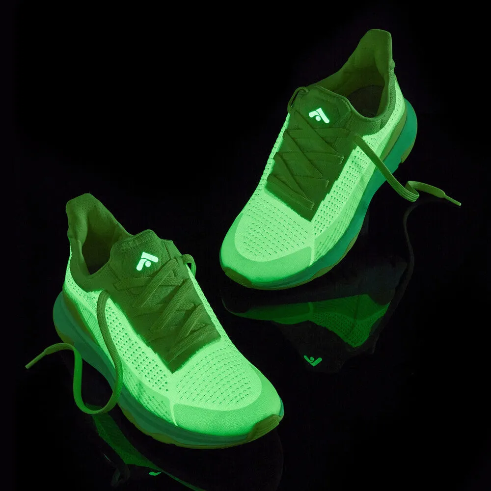 รองเท้าผ้าใบ ผู้หญิง รุ่น VITAMIN FFX GLOW-IN-THE-DARK KNIT SPORTS TRAINERS