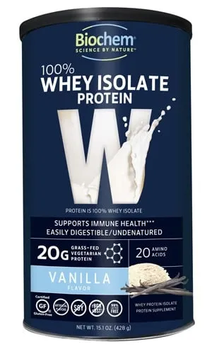 100% WHEY PROTEIN, VANILLA FLAVOR