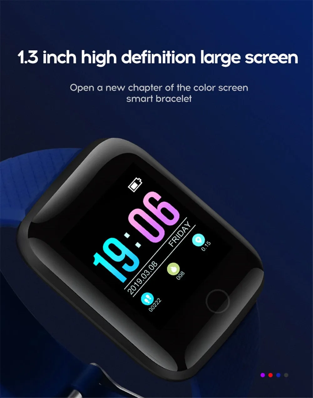 116 Plus Smart Watch & Fitness Tracker **BUY 1 GET 1 FREE**