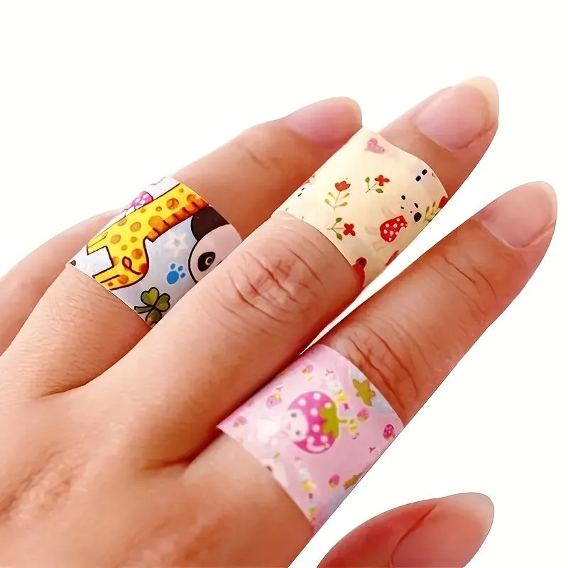 120pcs Cute Cartoon Children Bandages  Waterproof and Sterile