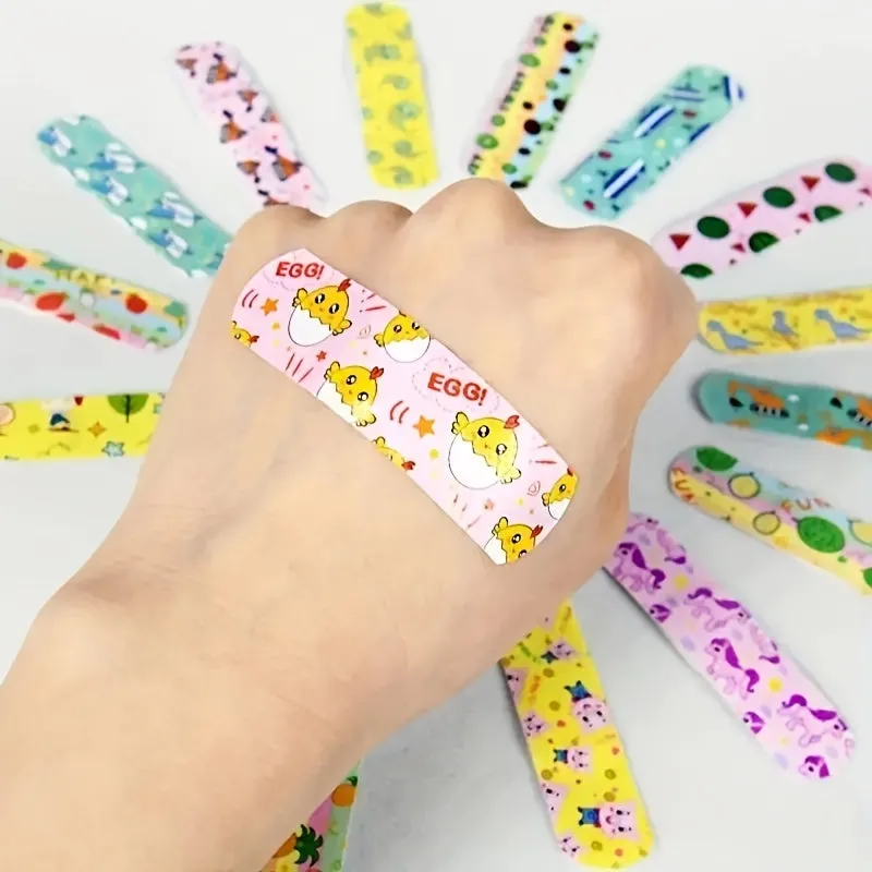 120pcs Cute Cartoon Children Bandages  Waterproof and Sterile