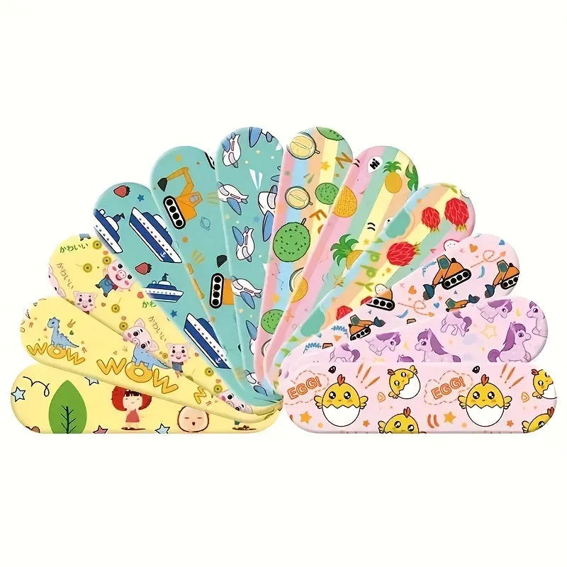 120pcs Cute Cartoon Children Bandages  Waterproof and Sterile