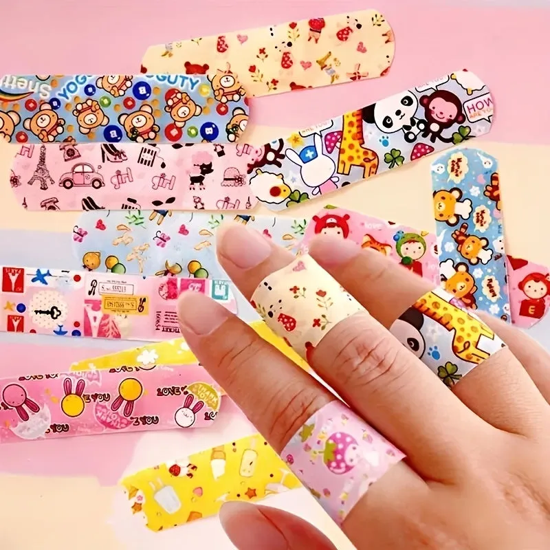 120pcs Cute Cartoon Children Bandages  Waterproof and Sterile