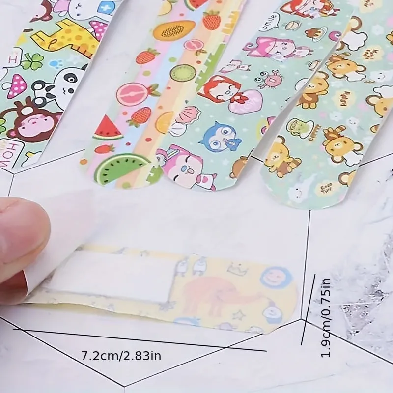 120pcs Cute Cartoon Children Bandages  Waterproof and Sterile