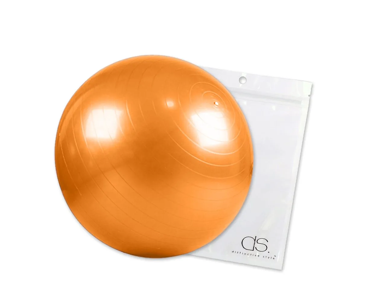 65cm Anti Burst Yoga Exercise Ball - Orange