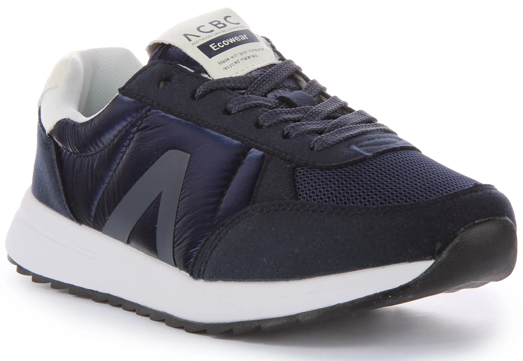 ACBC Lace up Trainers In Navy White