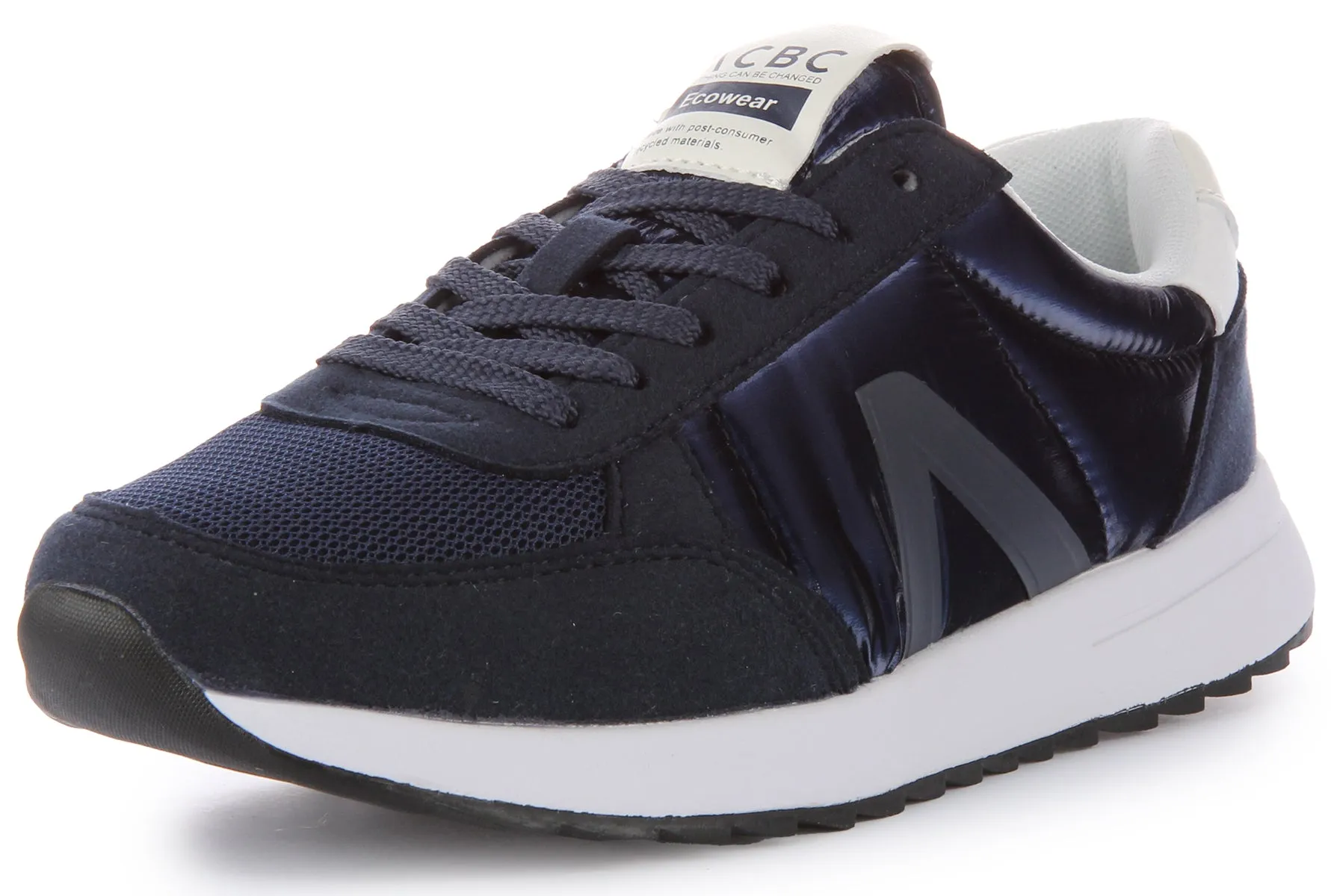 ACBC Lace up Trainers In Navy White