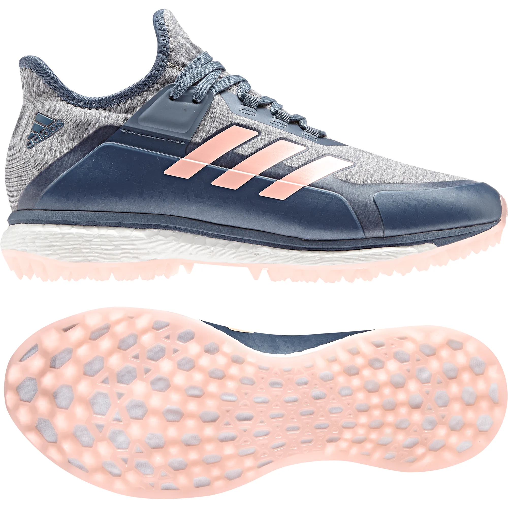 Adidas Fabela X 2019 Endless Energy Steel/Orange/Grey Hockey Shoes