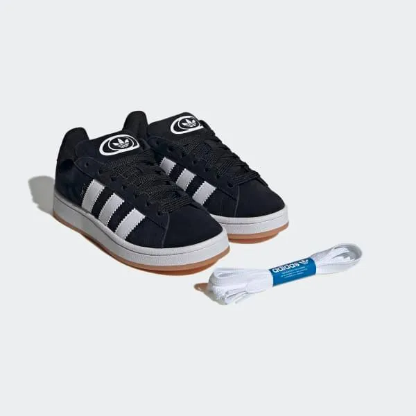 Adidas Kid's Campus 00S Shoes - Core Black / Cloud White / Cloud White