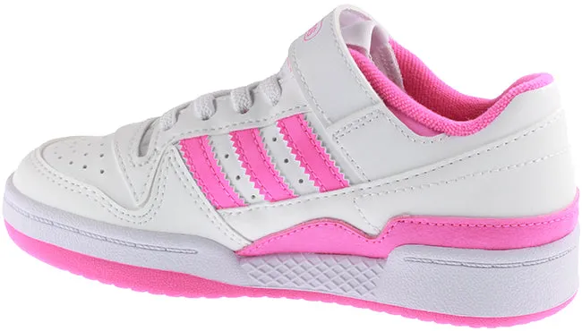 Adidas Originals Trainers Kids Forum Low White Pink