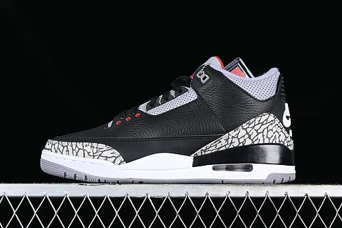 AIR JORDAN 3 RETRO BLACK CEMENT 2018 WHITE/BLACK/GREY