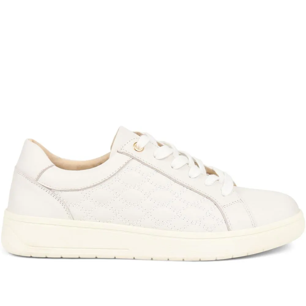 Allana Leather Lace-Up Trainers - ALLANA / 325 133