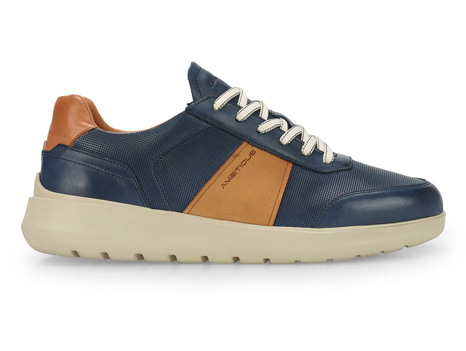 Ambitious Hover Comfort Sneaker 12863A - Navy Camel