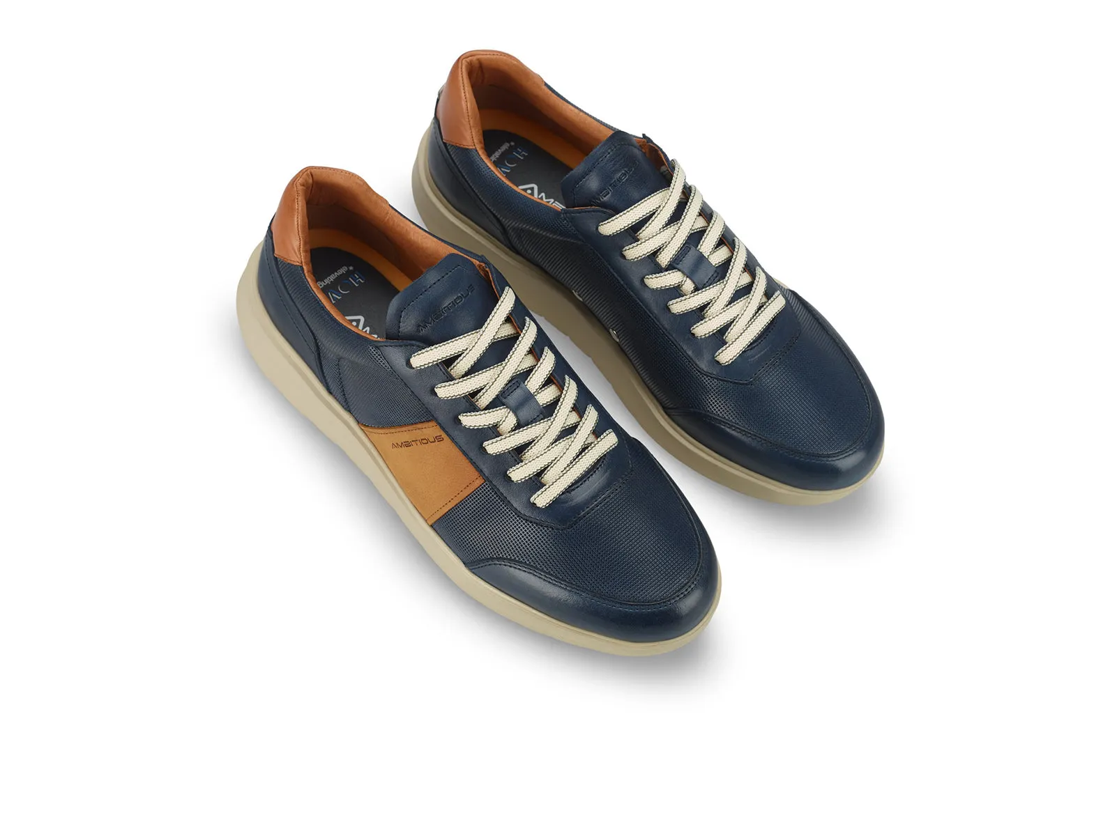 Ambitious Hover Comfort Sneaker 12863A - Navy Camel