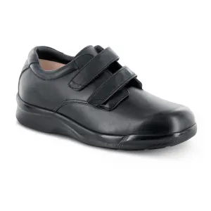 Apex 1260m Amb Conform Double Strap Velcro Men's Casual Shoe In Black