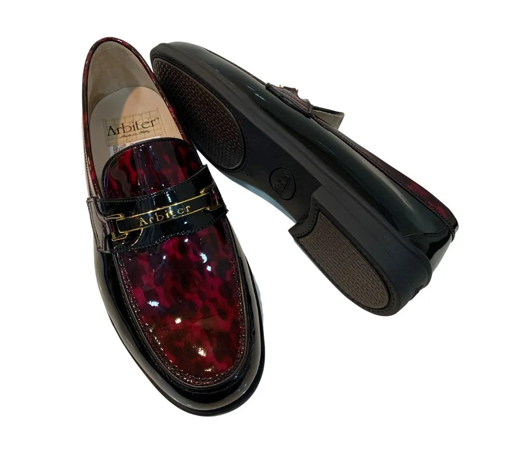 ARBITER Black Patent tarta Bordo