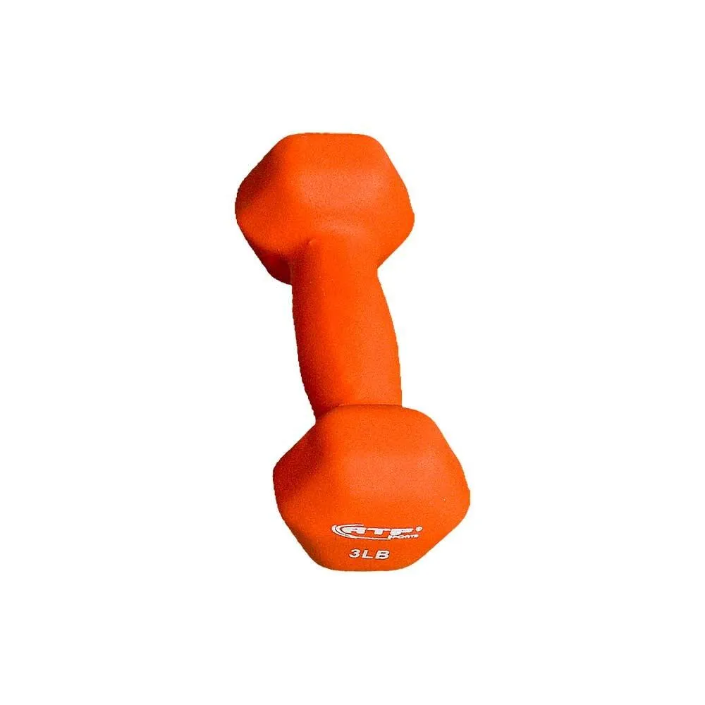 ATF 3 lb Neoprene Dumbbell