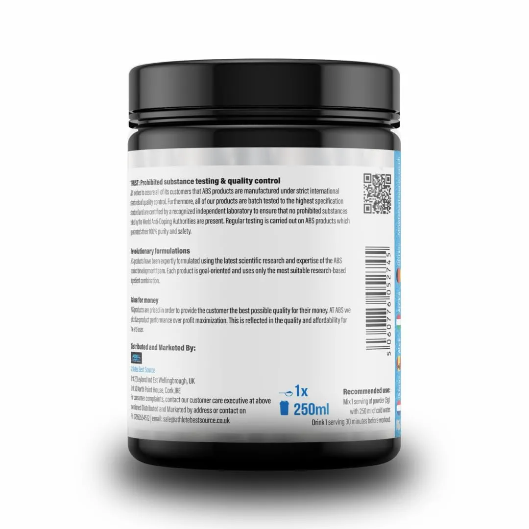 ATHLETES BEST SOURCE Pure Creatine Monohydrate Powder Unflavoured | Supports Athletic Performance & Heavy Workout | Formulated & Imported in UK | 300 Gms Powder for 100 Servings (Pack of 4)