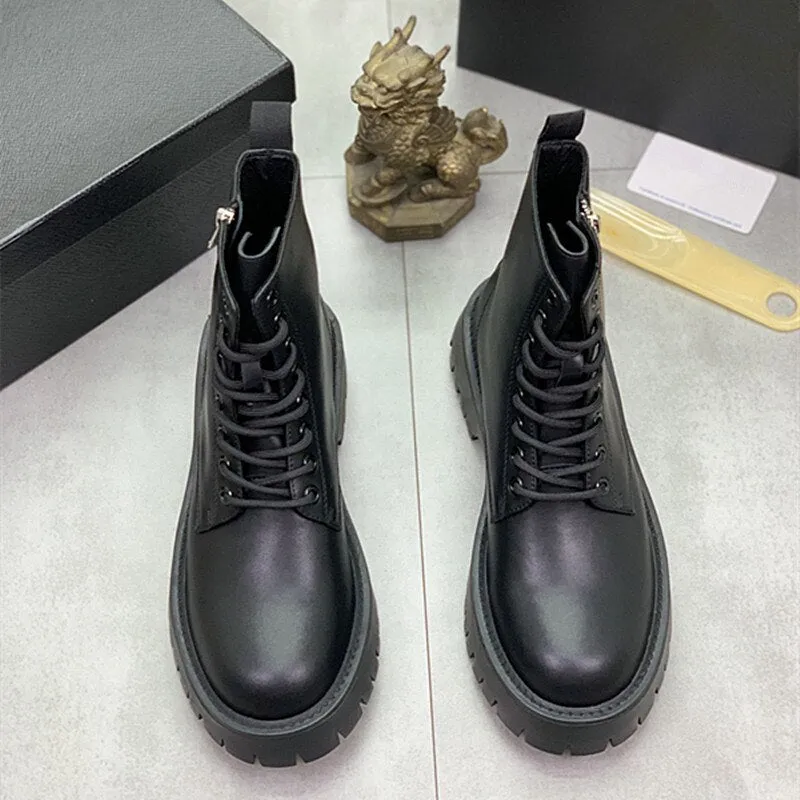 Autumn Winter Men Boots High-Quality Designer Shoes