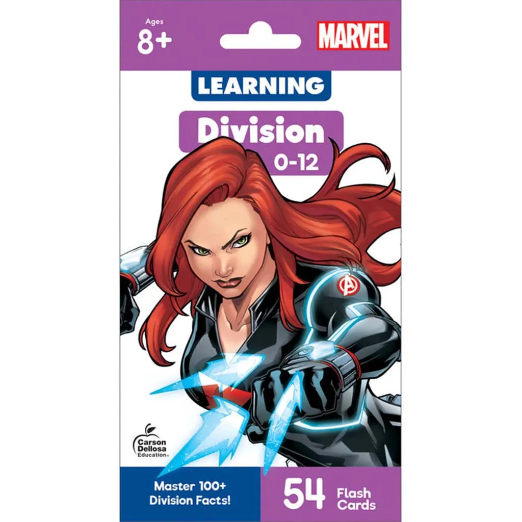 Avengers Division 0-12 Flash Cards