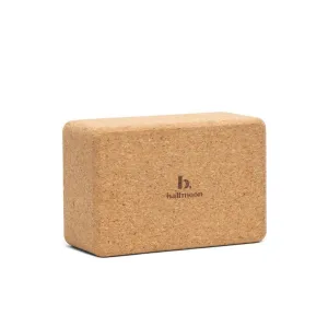 B, Halfmoon Cork Yoga Block 4"