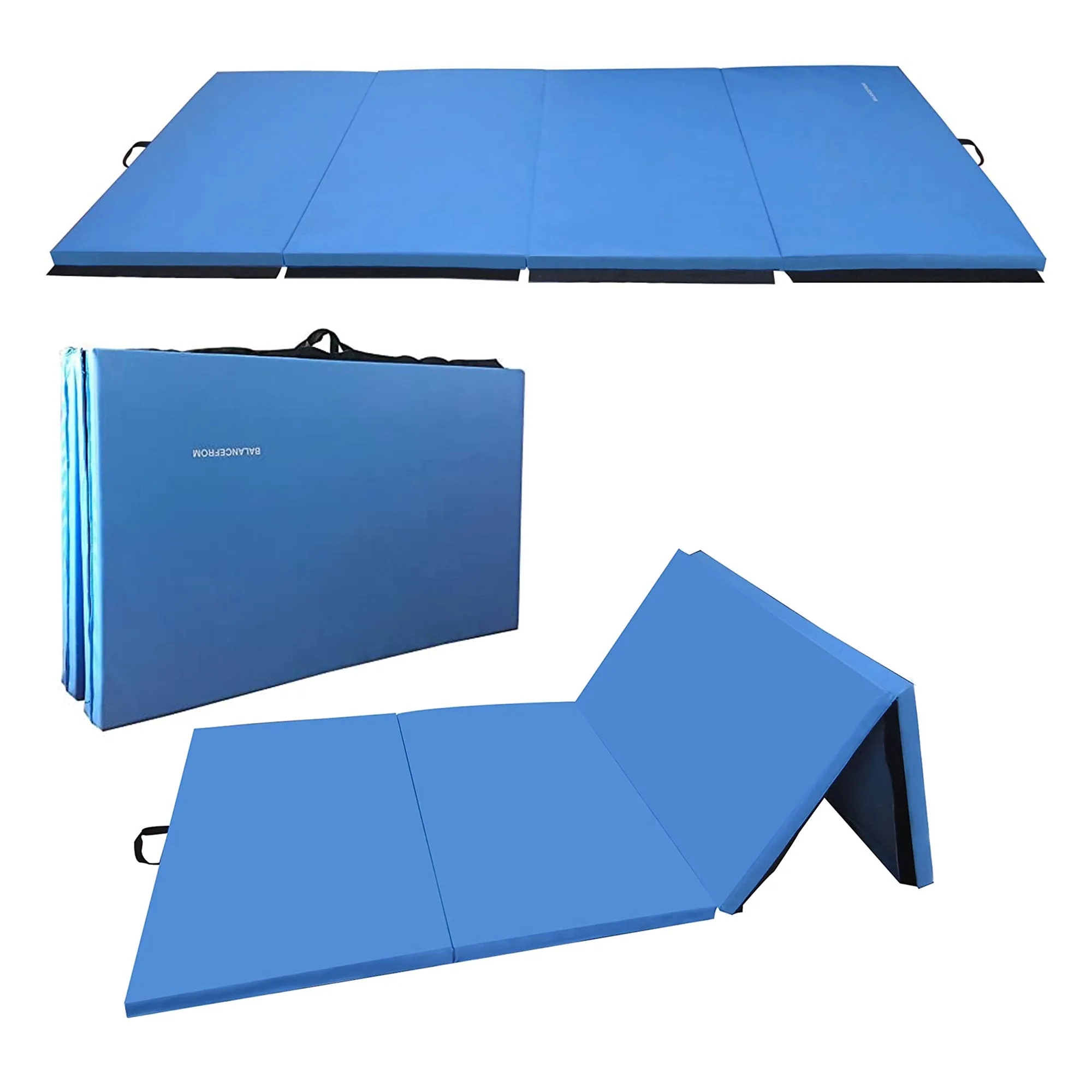 BalanceFrom Fitness 10 Foot High Density Gymnastics Folding Exercise Mat (Used)