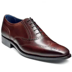 BARKER Johnny Shoes - Mens Brogues - Dark Brown Calf