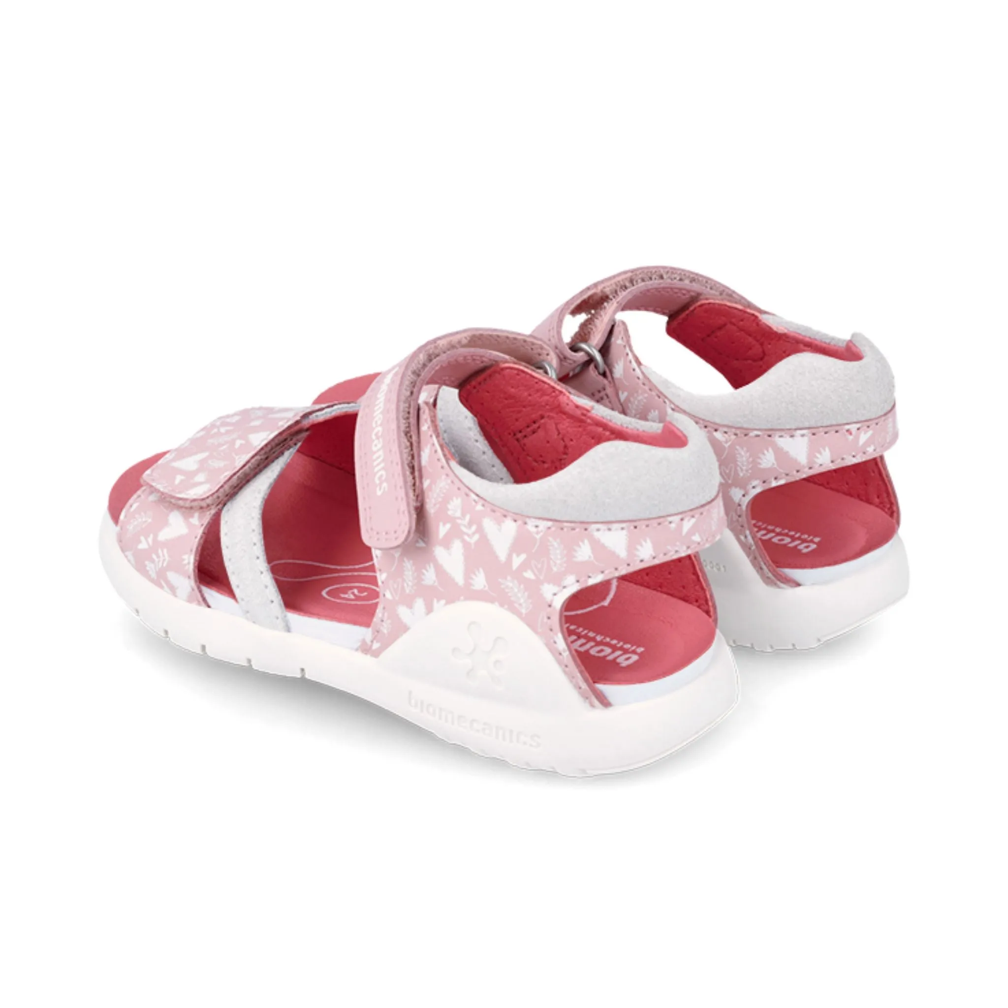 Bioevolution Pink Heart Cuarzo Sandals