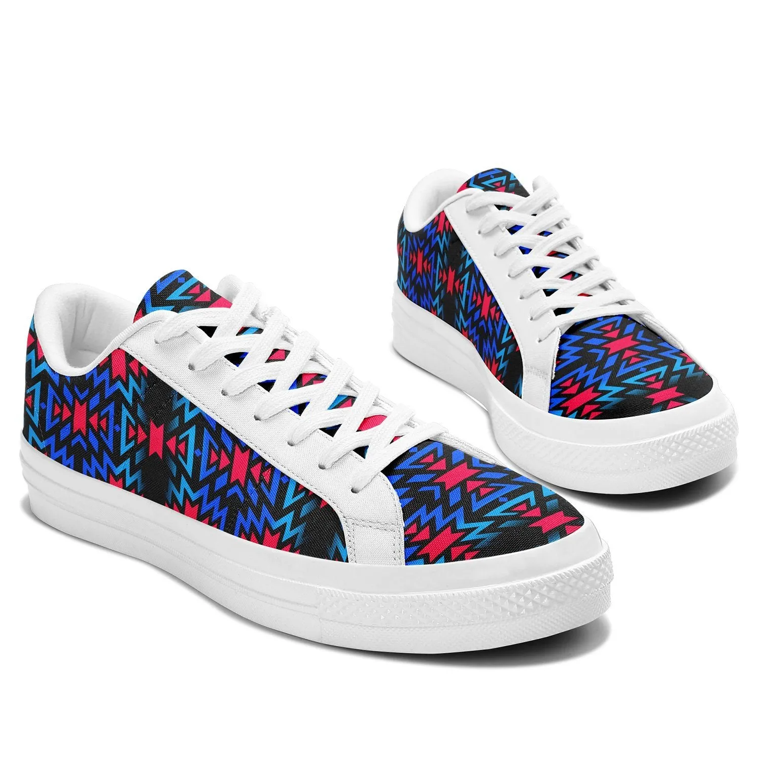 Black Fire Dragonfly Aapisi Low Top Canvas Shoes White Sole