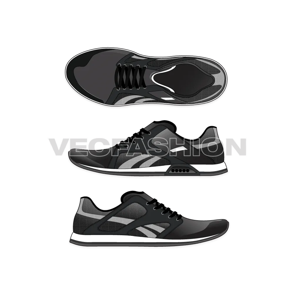 Black Sport Sneakers