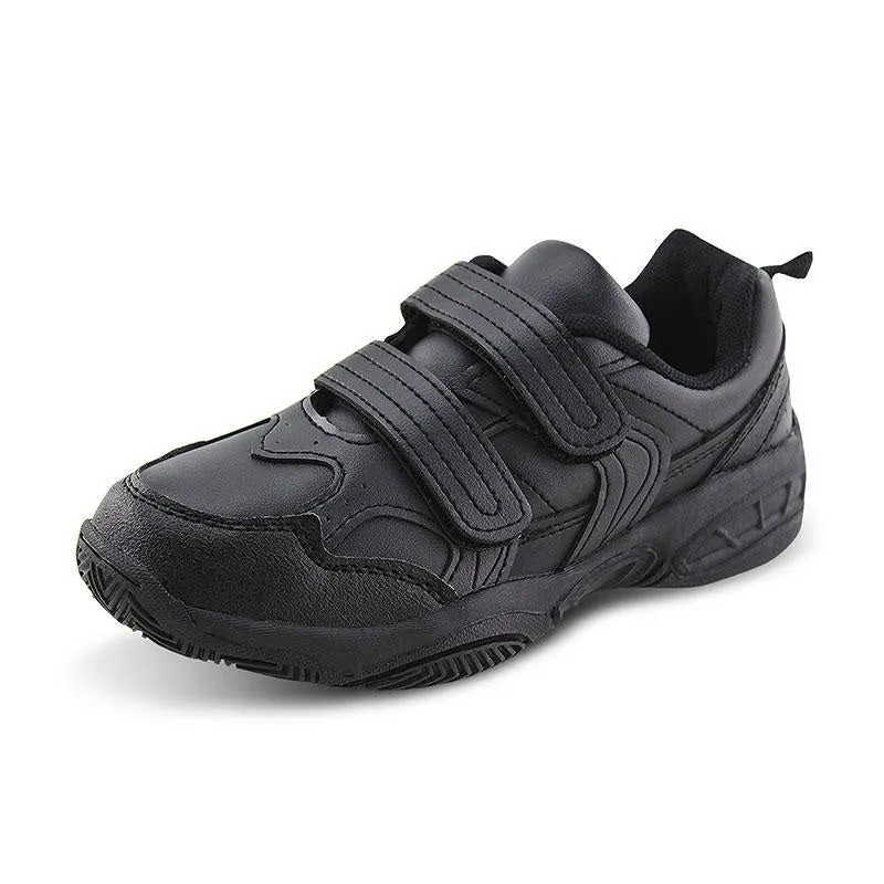 Black Strap School Shoe For Boys