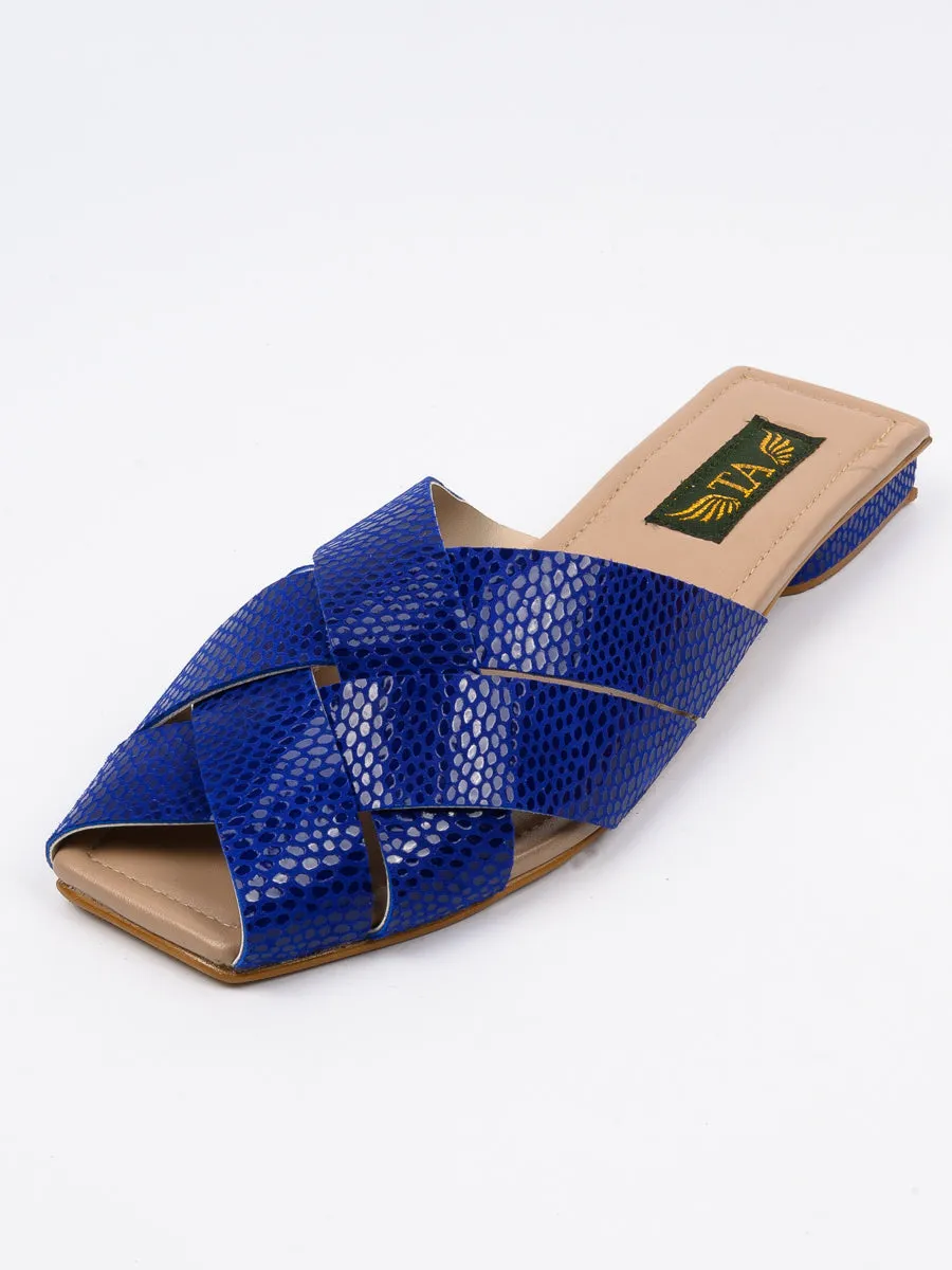 Blue Casual Slipper