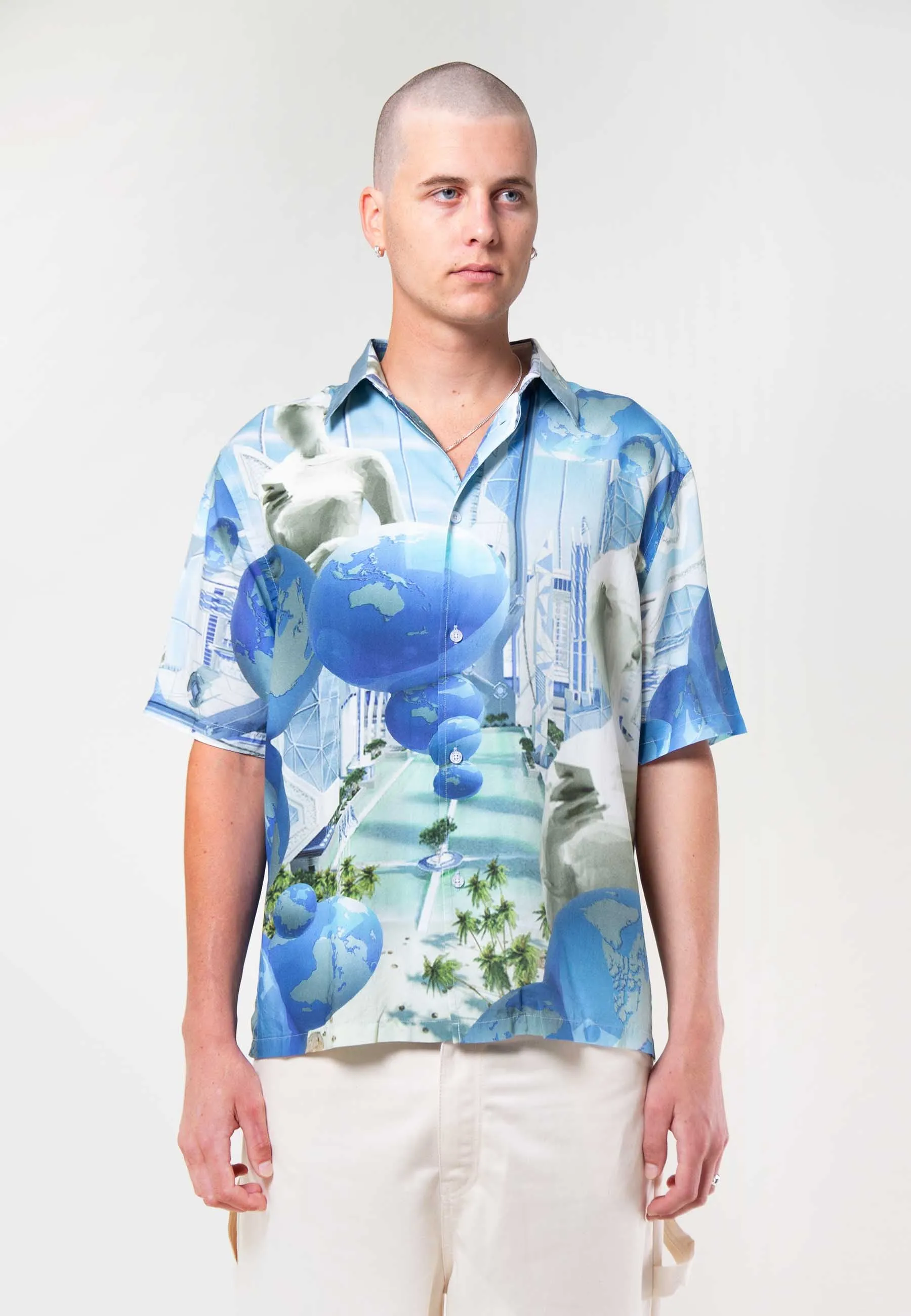 Blue Planet Shirt - sky