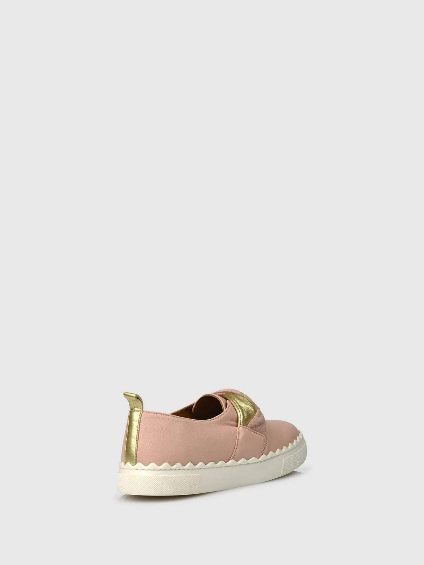 Bow Trainers K03L1 Nude/Gold