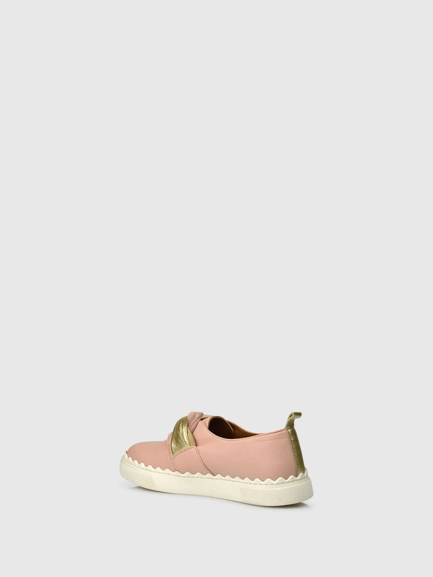 Bow Trainers K03L1 Nude/Gold