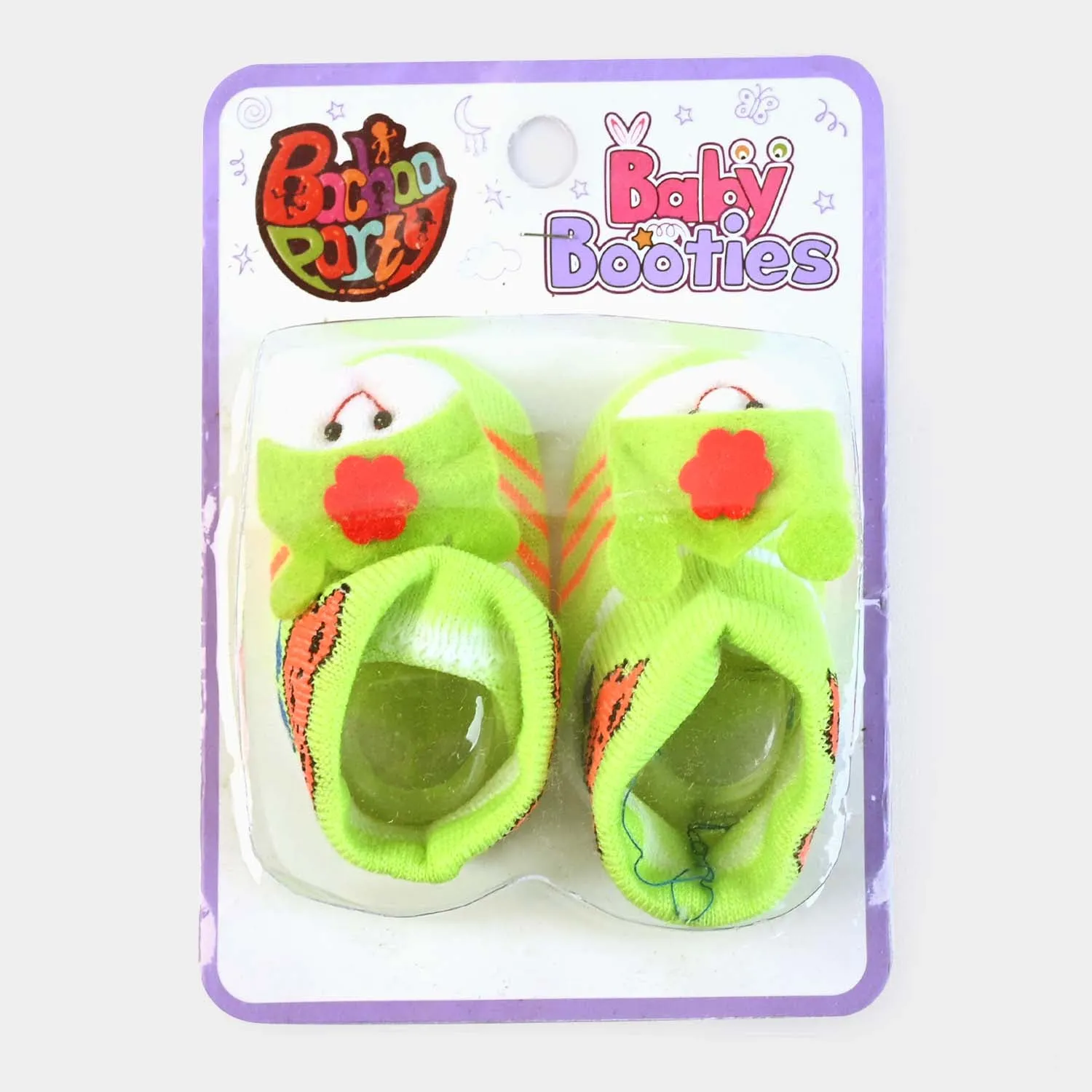 BP N. B Baby Booties -P. Green