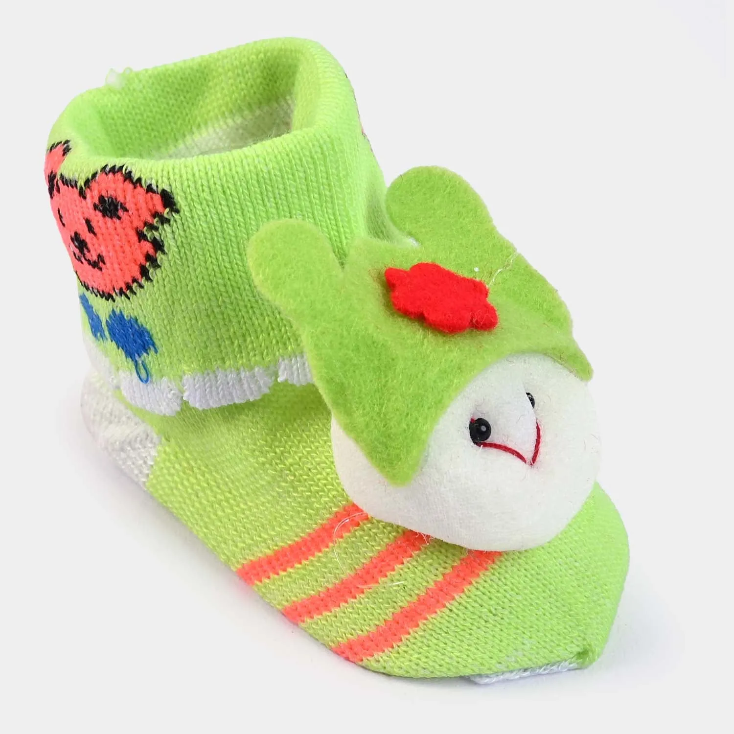 BP N. B Baby Booties -P. Green