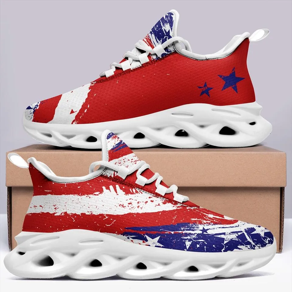 branded client gifts, gifts for clients MaxSoul-B03001 Custom Max Soul American Flag, USA Flag Sneakers Max Soul, Shoes, Printed Shoes