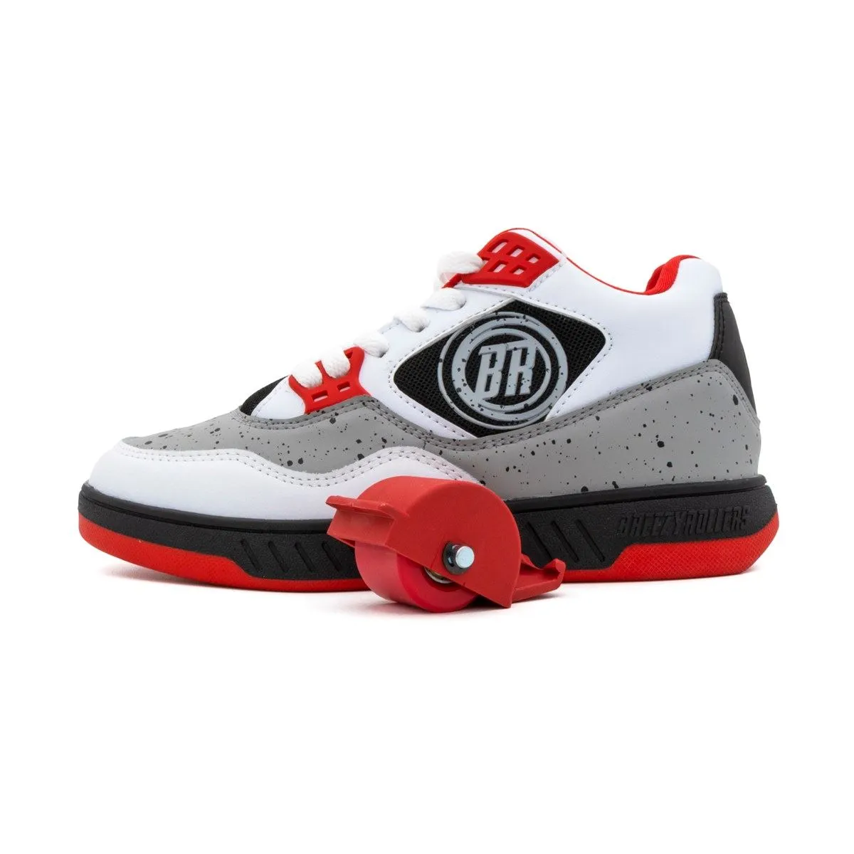 Breezy Rollers Jump - White / Grey / Red