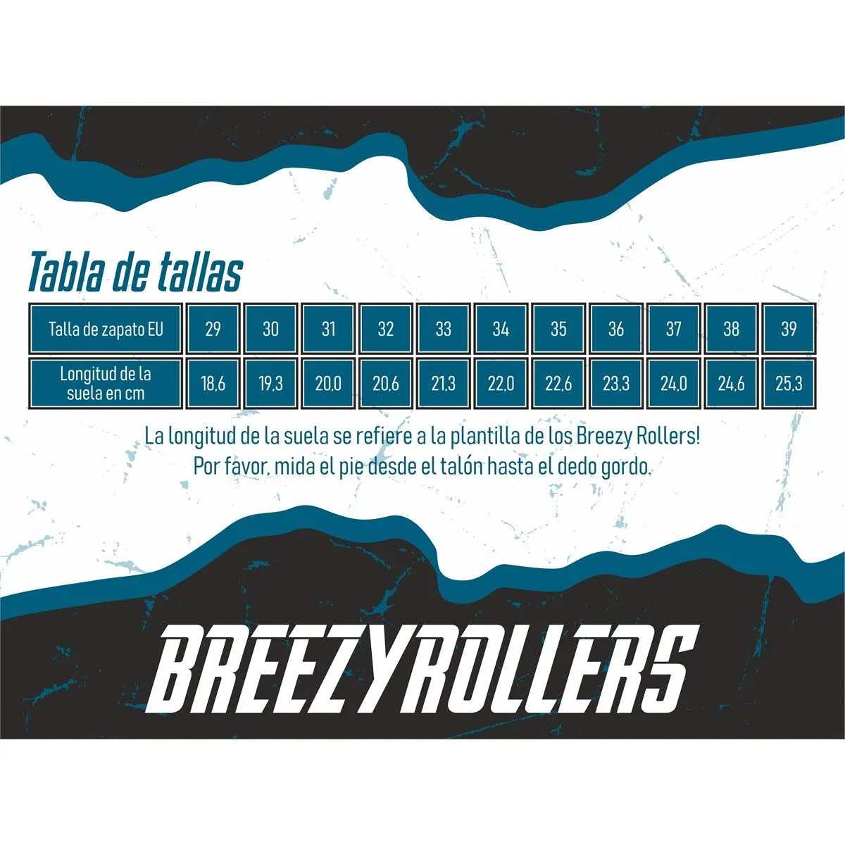 Breezy Rollers Magic - Black / Grey