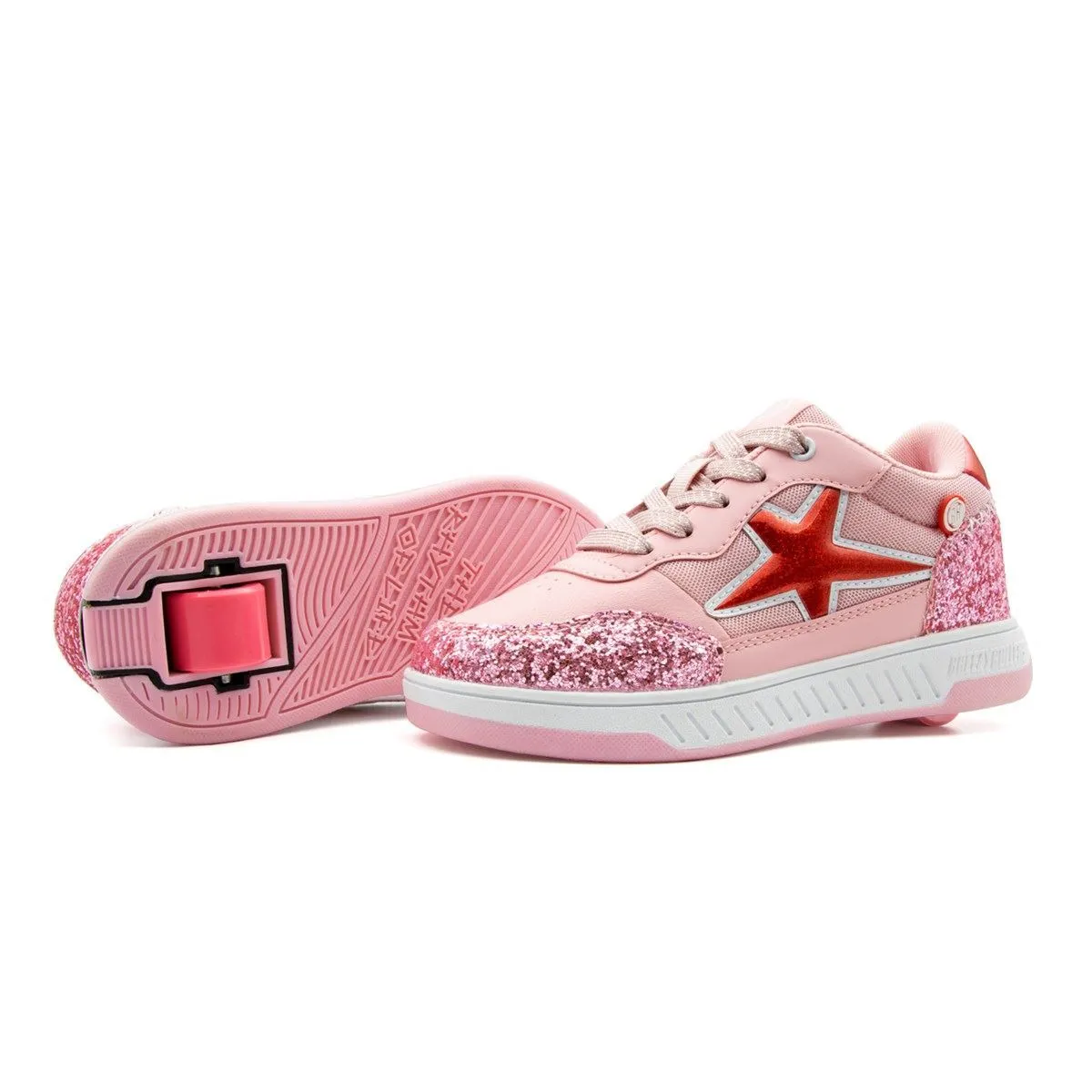 Breezy Rollers Sparkle - Pink - UK:2J EU:34 US:2.5J - OUTLET