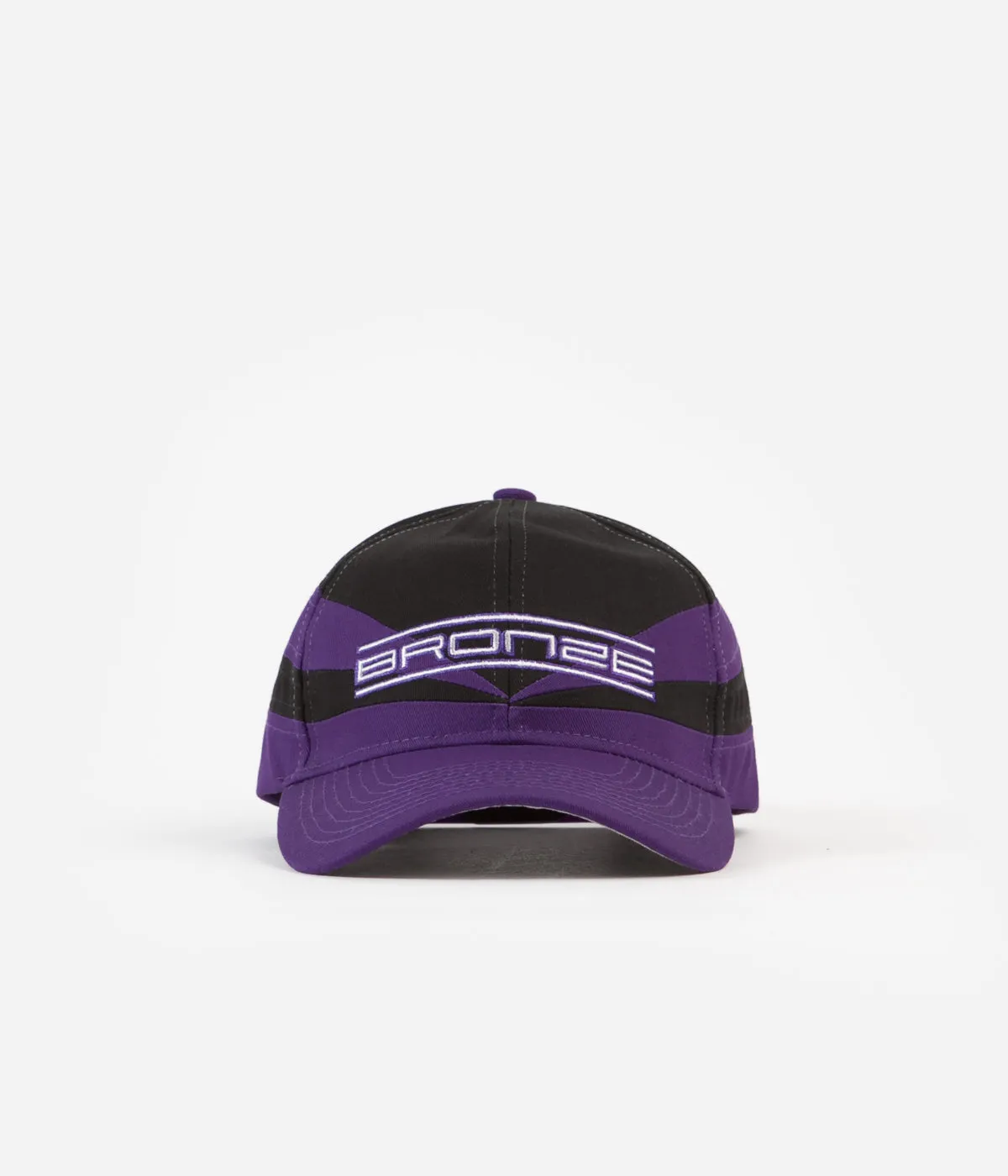 Bronze 56K Sports Snapback Cap - Black / Purple