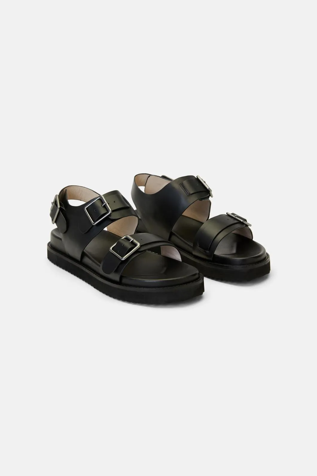 Buckle Sandal - Black