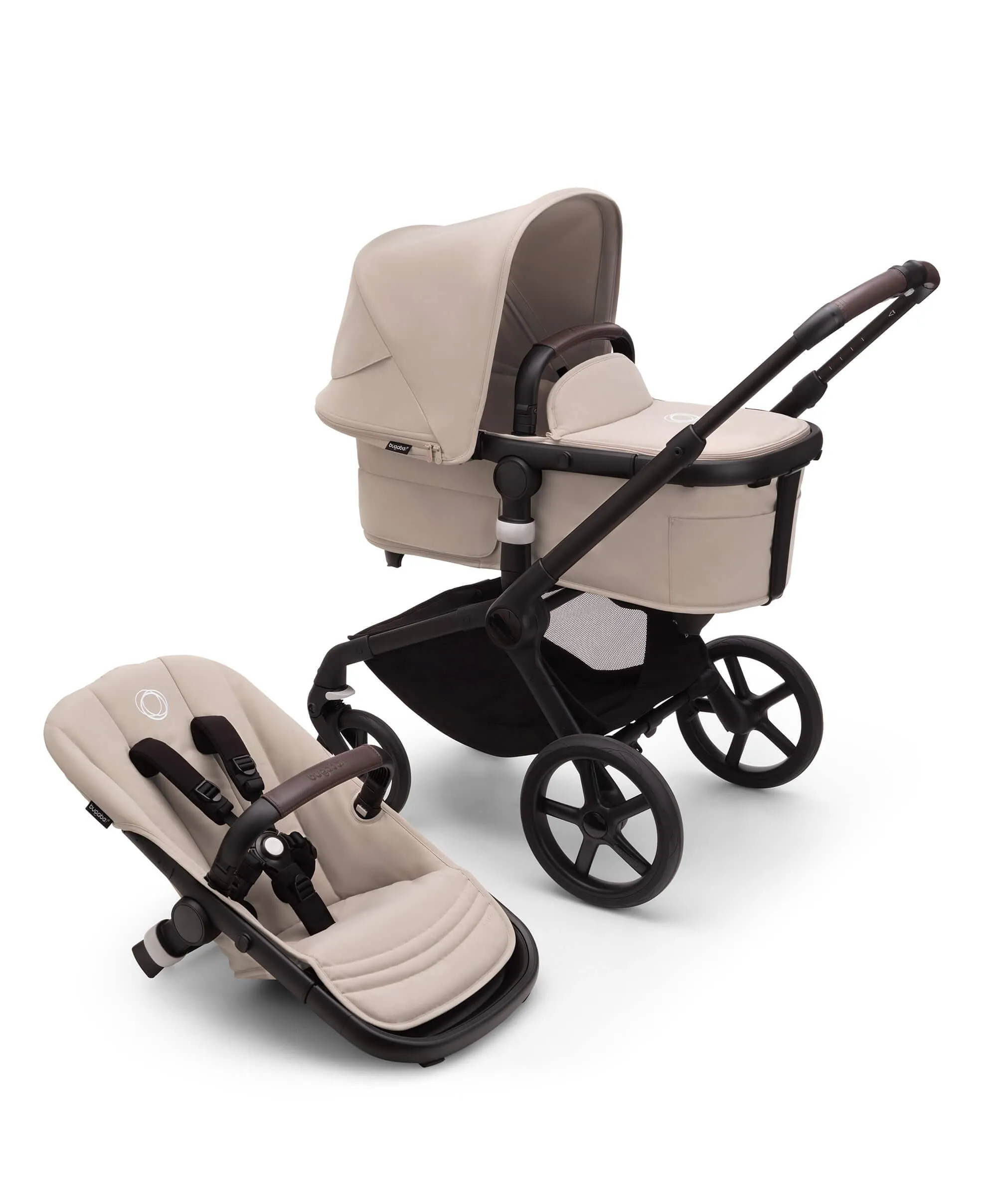 Bugaboo Fox 5 Essential Pushchair Bundle (6 pieces) - Desert Taupe