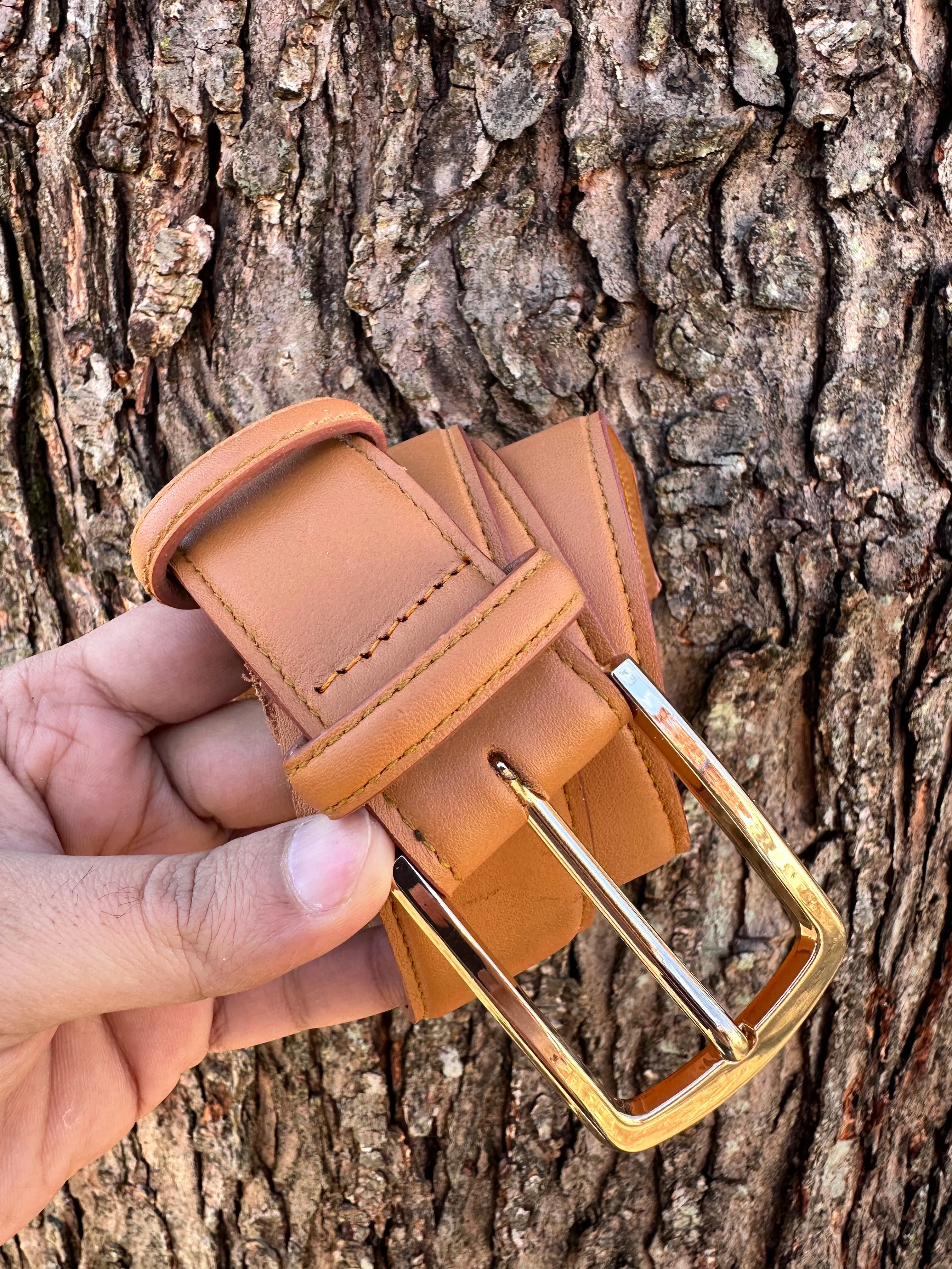 caramel-brown | Genuine Leather Belt