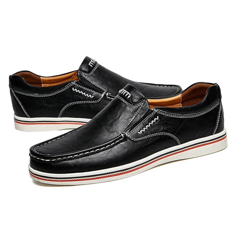 Casual leather shoes youth British code shoes