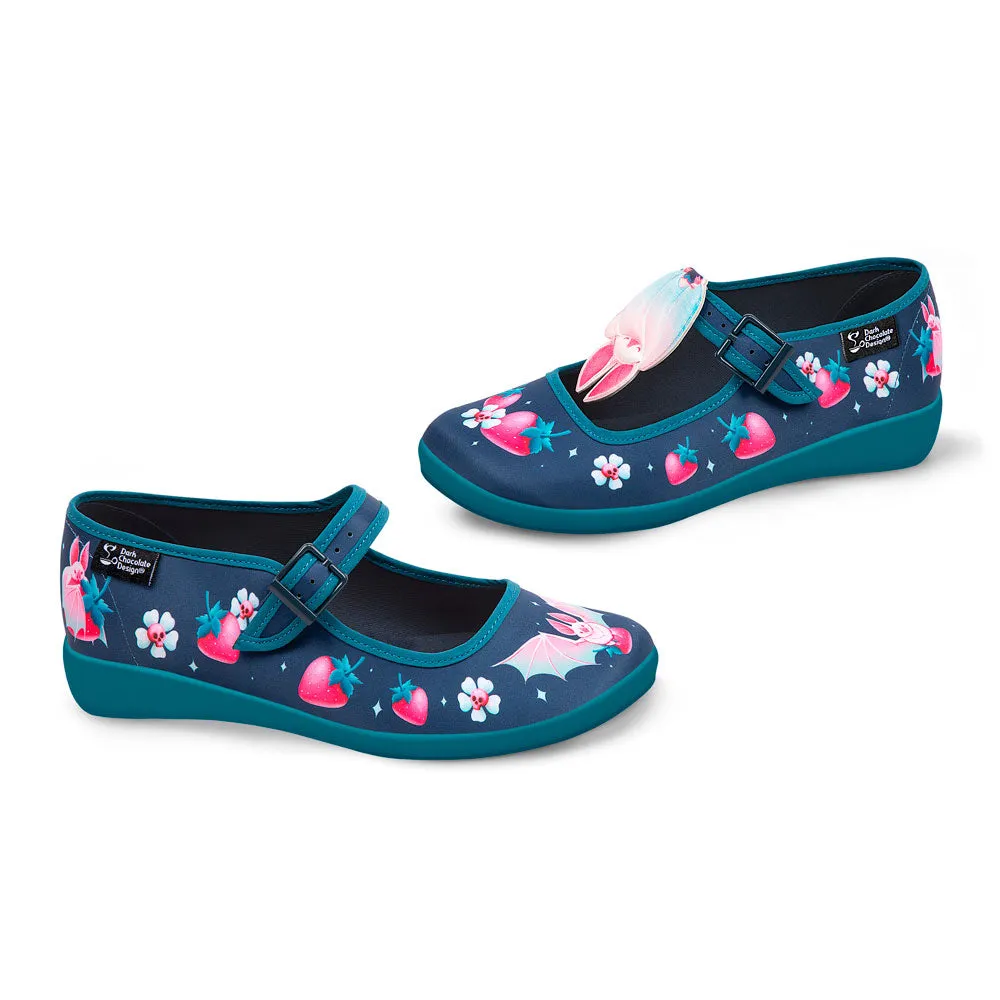 Chocolaticas® Albine Bat Women's Mary Jane Flat