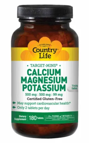 Country Life Calcium Magnesium Potassium