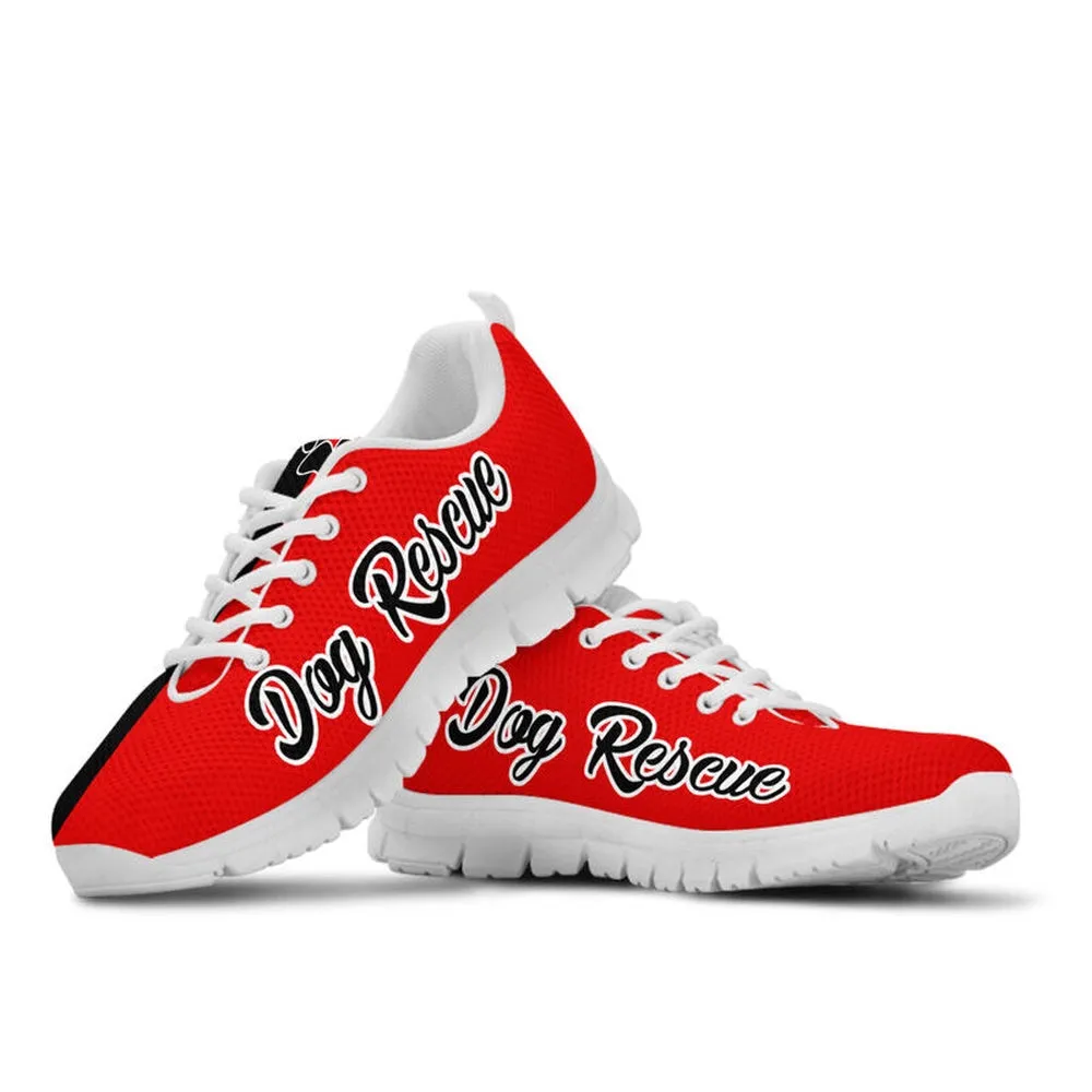 Custom Name Dog Sneaker, Dog Rescue Love Sneakers, Best Running Shoes