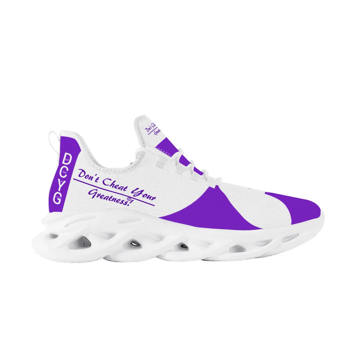 DCYG Purple & White 2nd Edition B Flex Control Sneaker - White